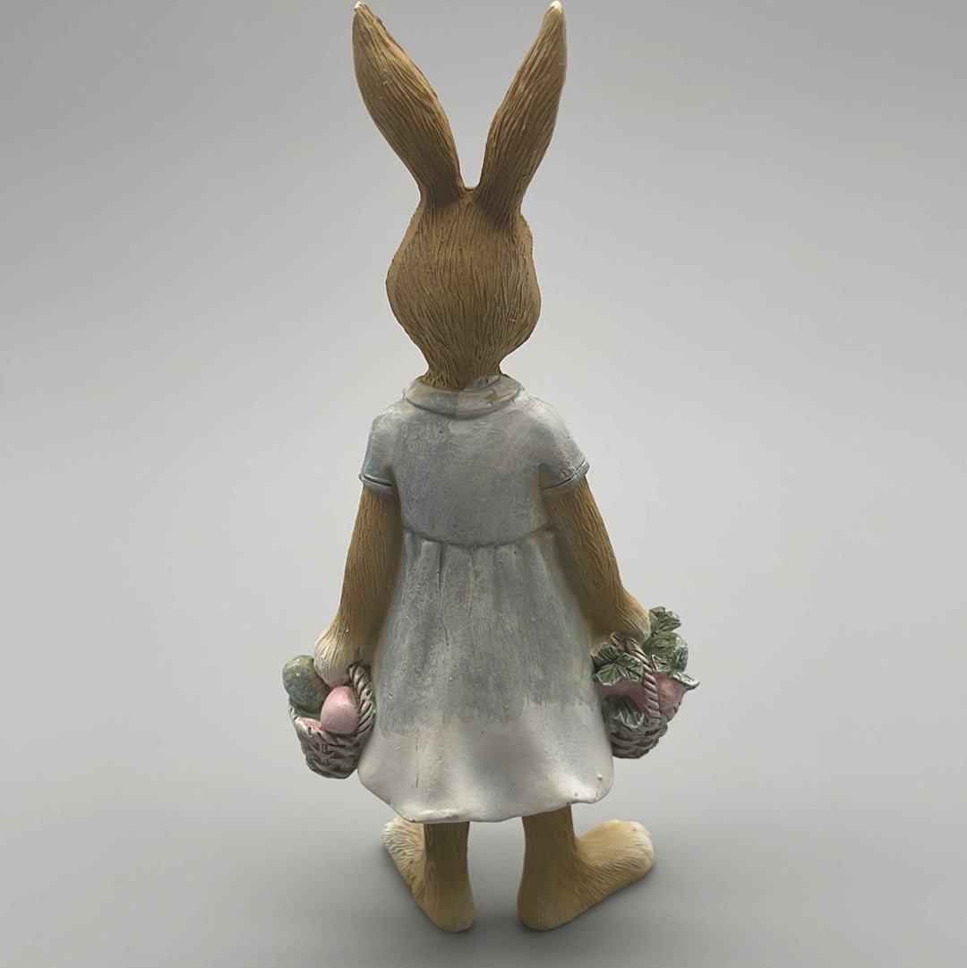 Deko Osterhasenfigur aus Kunststein | Deko für Ostern von Wimpelberg