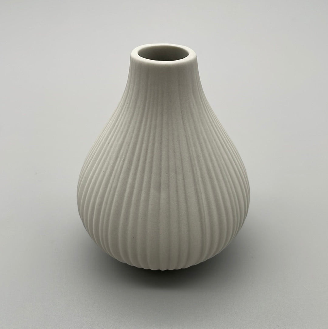Minivase Pastell aus Steingut | Vase klein mint von Wimpelberg