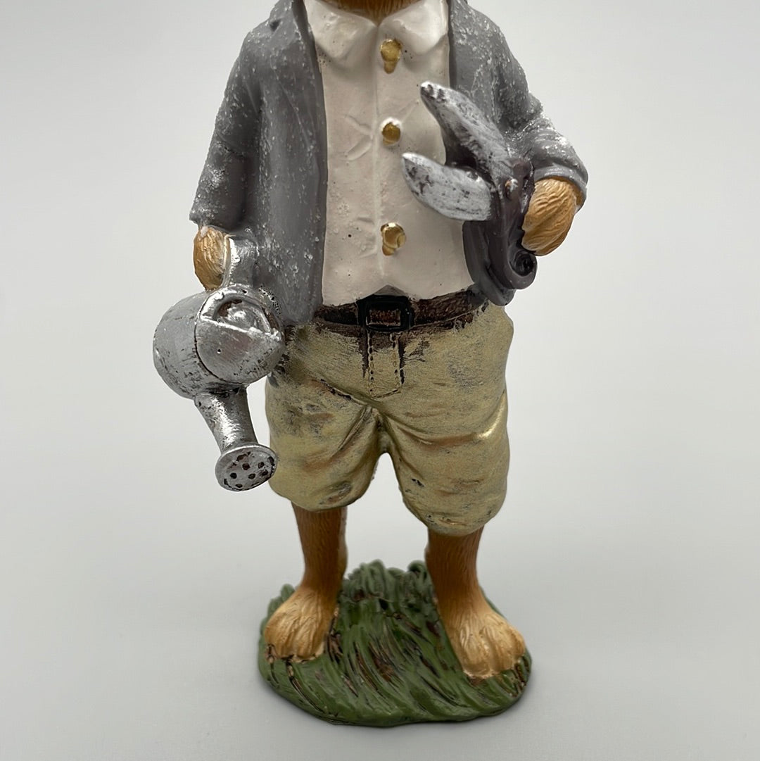 Hasen Deko Figuren Gießkanne und Löffel | Osterdeko von Wimpelberg