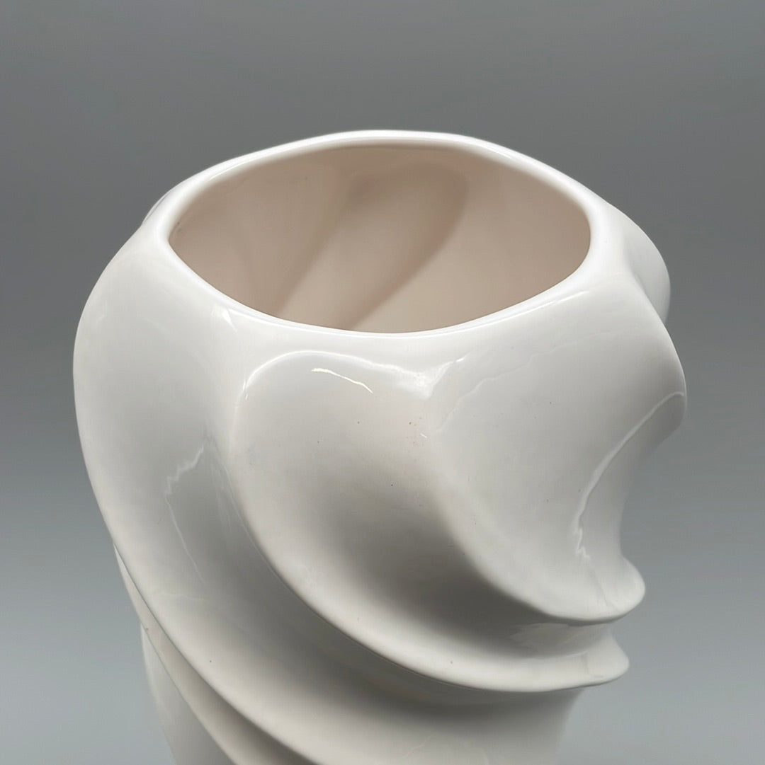 Keramik Vase weiß | Vasen Deko von Wimpelberg