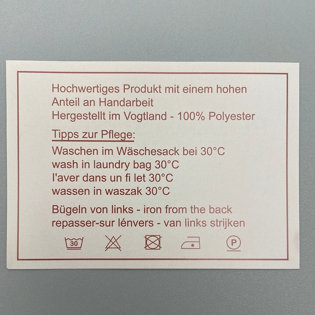 Plauener Spitze Fensterbild Ostern Hase mit Küken von Wimpelberg