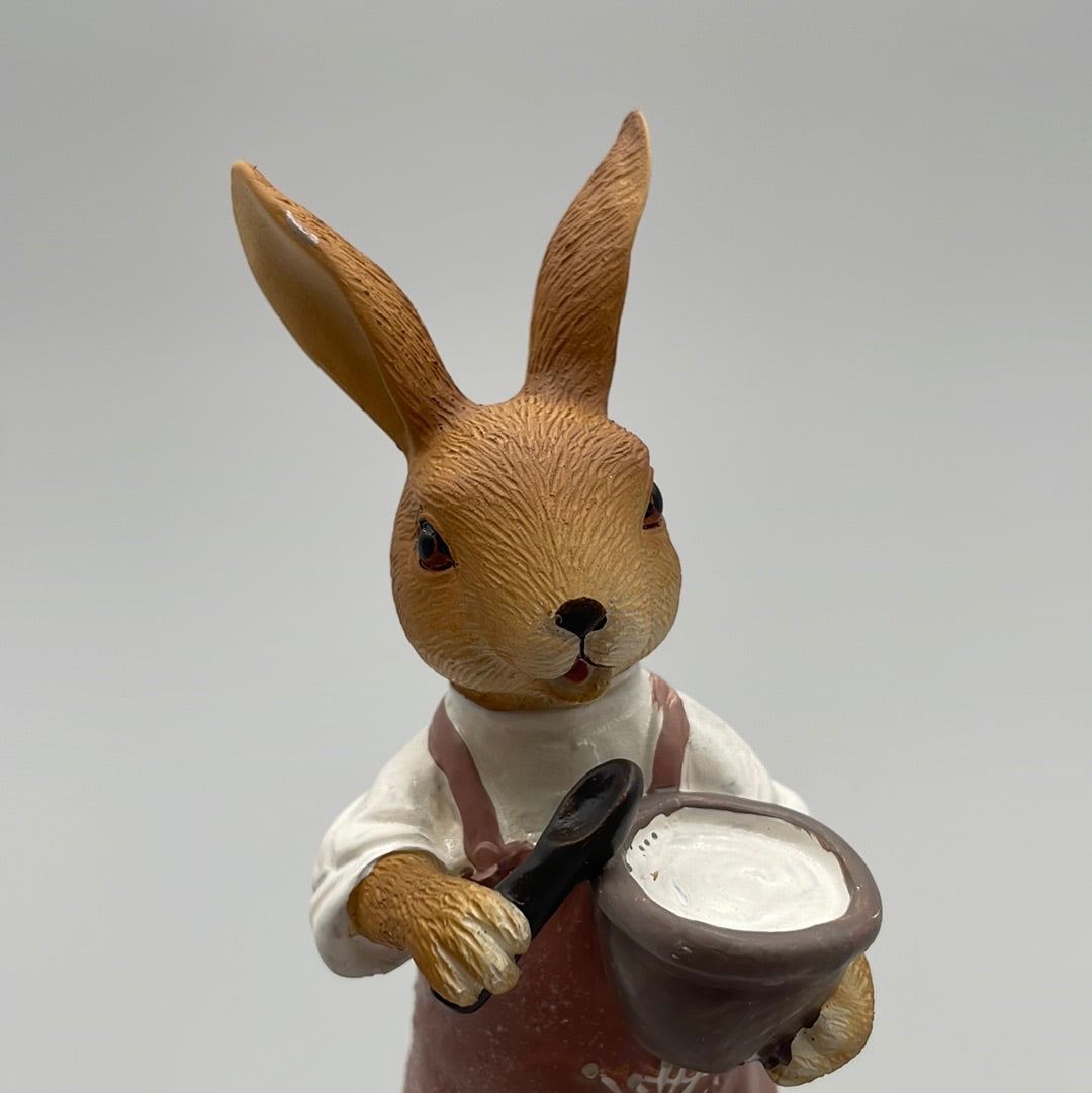 Hasen Deko Figuren Gießkanne und Löffel | Osterdeko von Wimpelberg