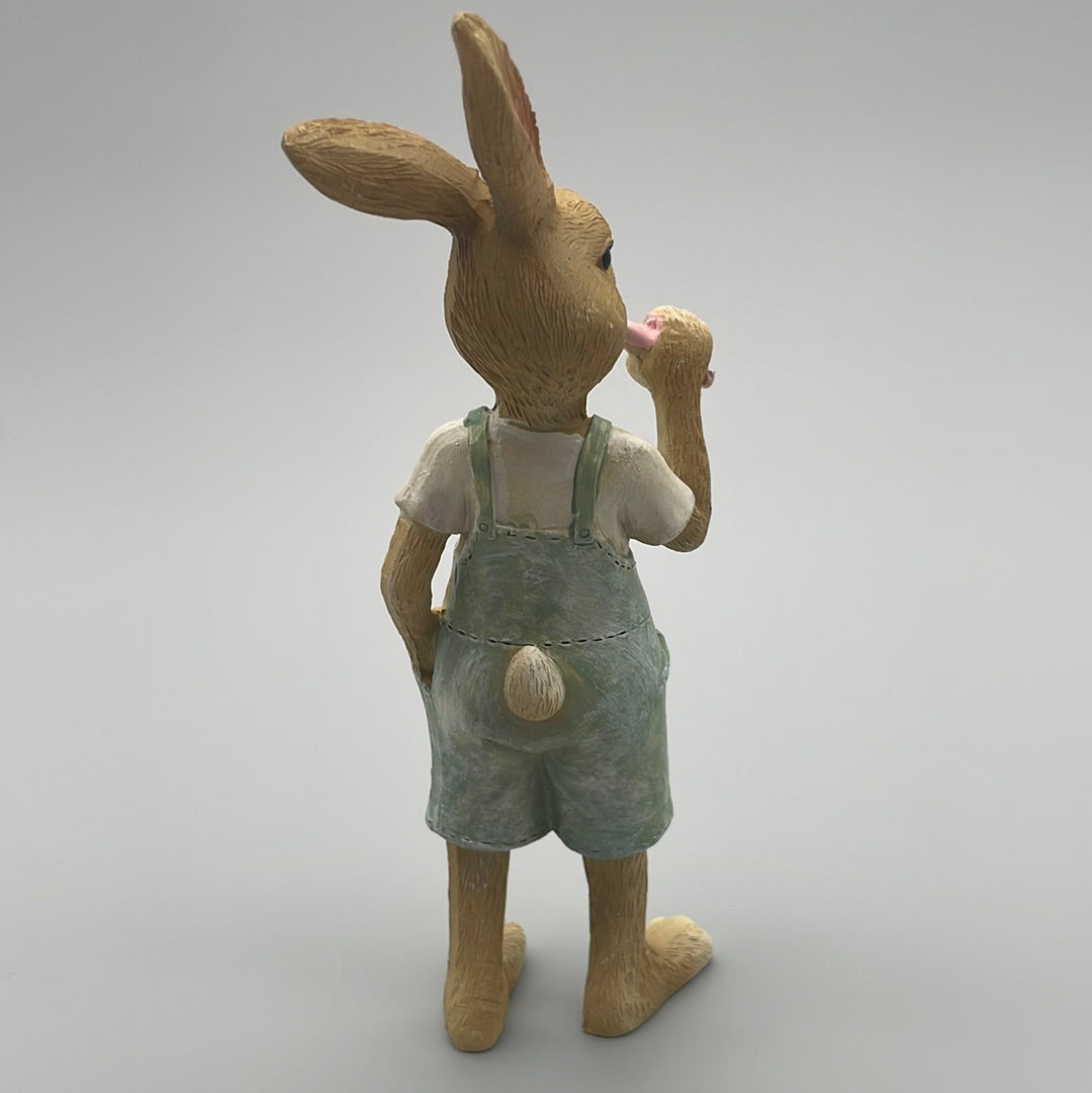 Deko Osterhasenfigur aus Kunststein | Deko für Ostern von Wimpelberg