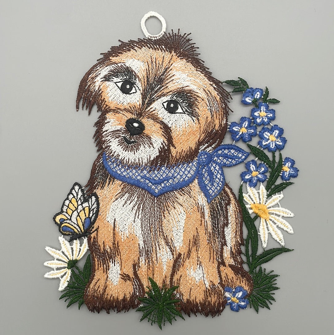 Fensterbild Hund | Fensterdeko für Hundefans von Wimpelberg