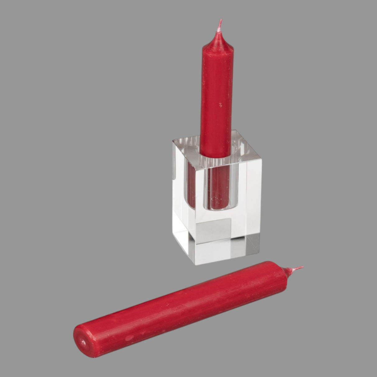 Stabkerze Weihnachten Rustic – 13 cm, Rot | Formano Weihnachten von Wimpelberg