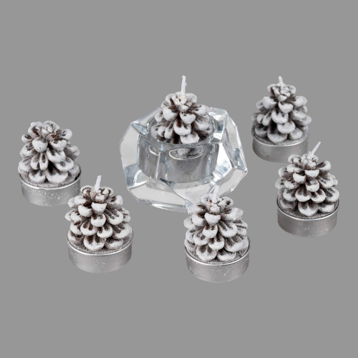 Winter Teelicht Zapfen – Winterliche Deko für gemütliches Ambiente von Wimpelberg