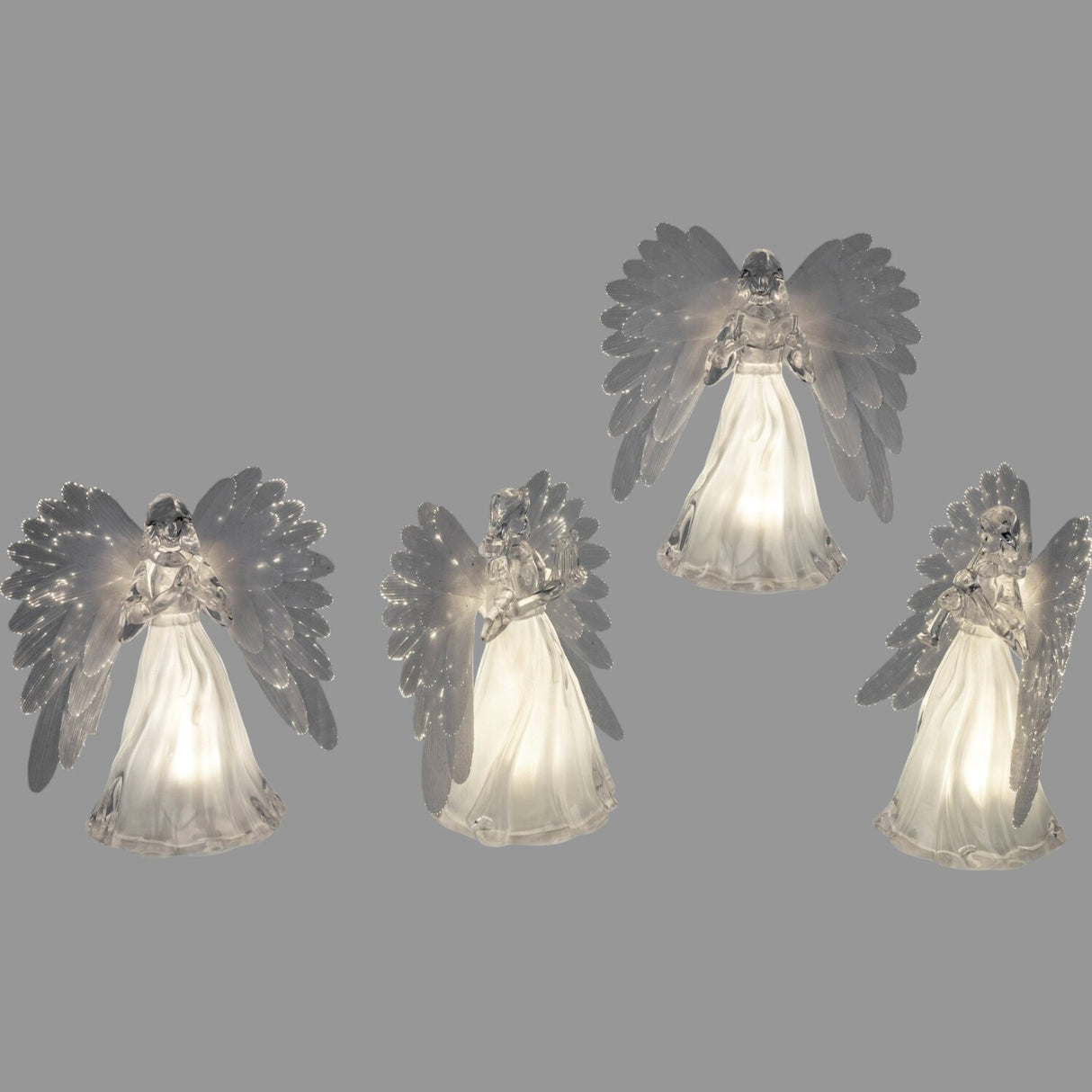 Deko LED Engel 13 cm mit warm-weißem LED-Licht | Formano Weihnachten LED von Wimpelberg