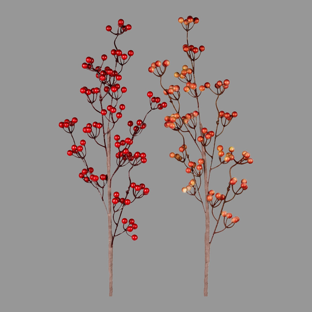 Beerenzweig aus Schaumstoff – 24x92 cm | Winter Kunstpflanzen von Wimpelberg