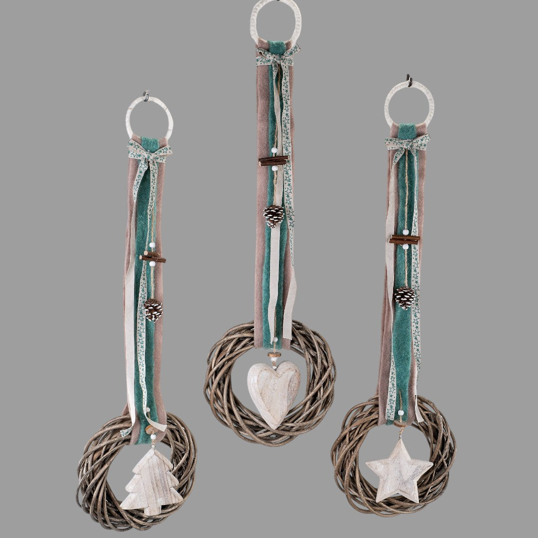 Weihnachtshänger Bollweg – Dekoration für Baum, Stern und Herz | Deko hängend von Wimpelberg