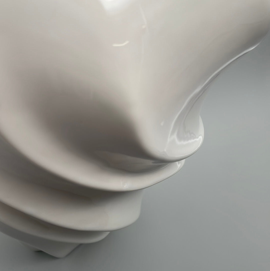 Keramik Vase weiß | Vasen Deko von Wimpelberg