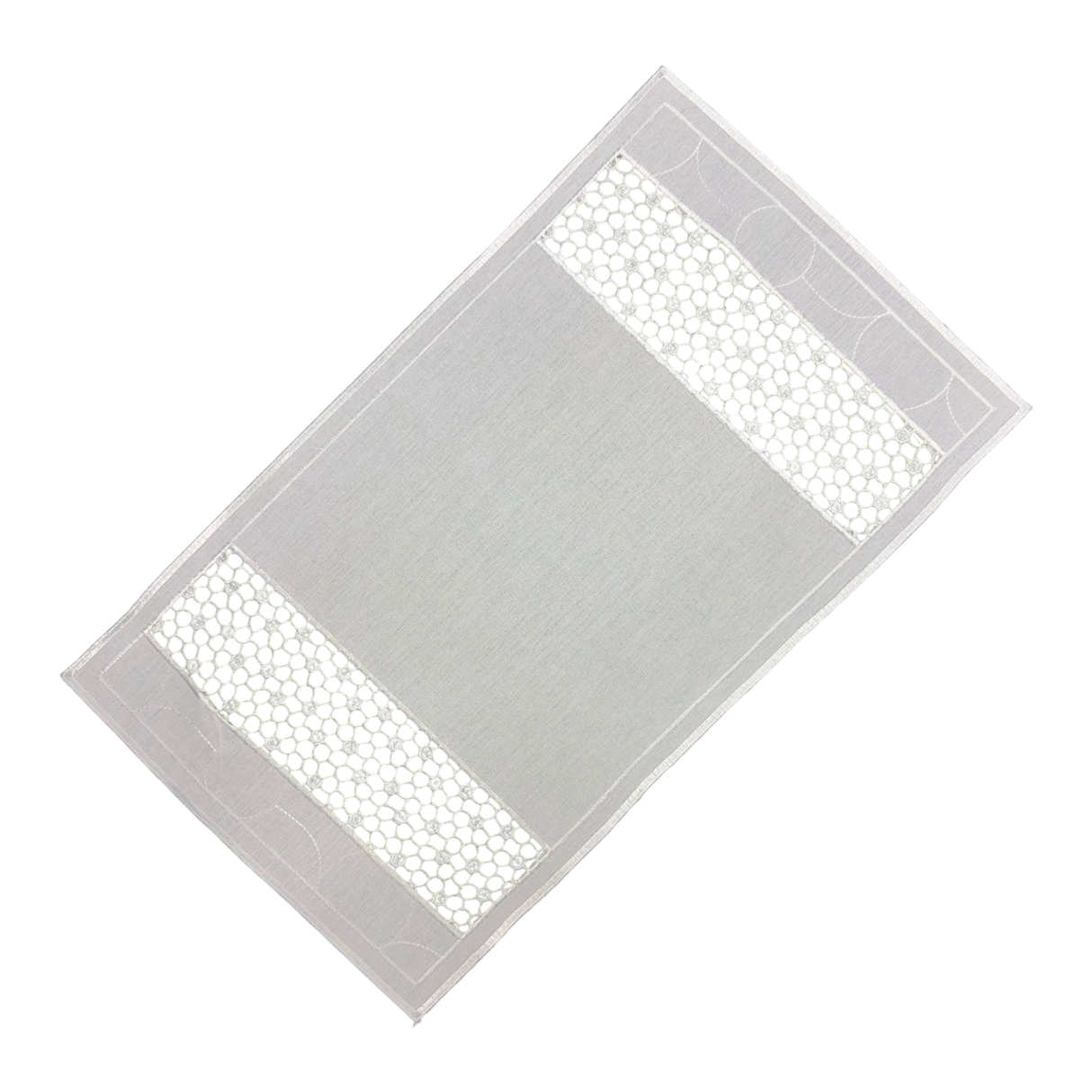 Tischläufer Plauener Spitze Wollweiß – Plauener Spitze | Ganzjahres Deko weiß von Wimpelberg