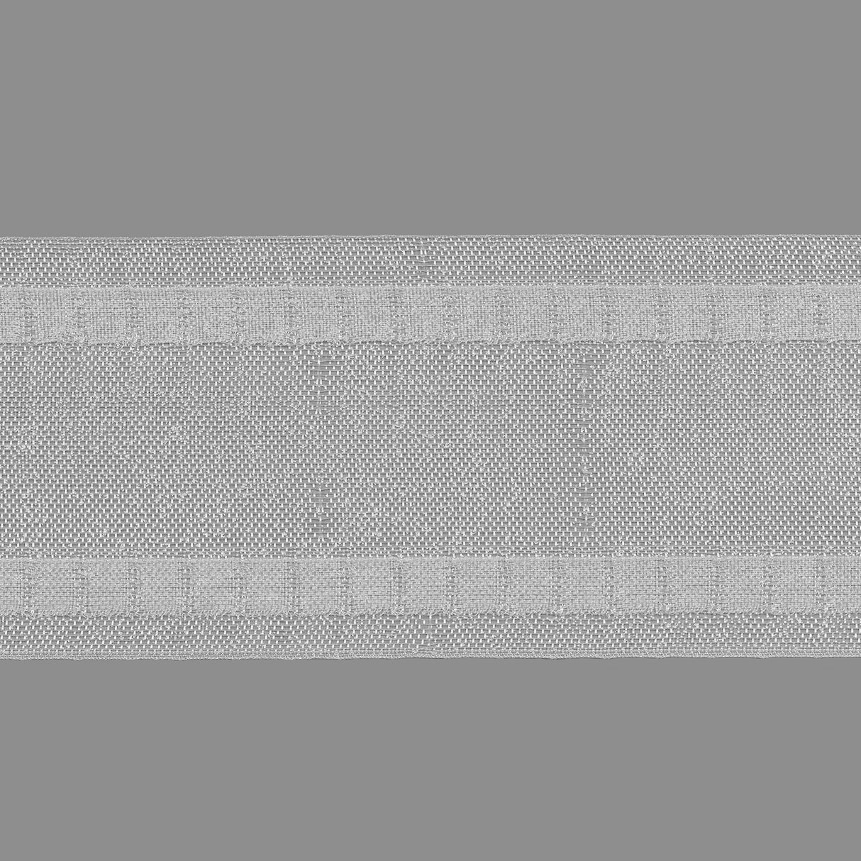 Wellenband weiß 6112 beschich. 8cm/ 1/36 von Wimpelberg