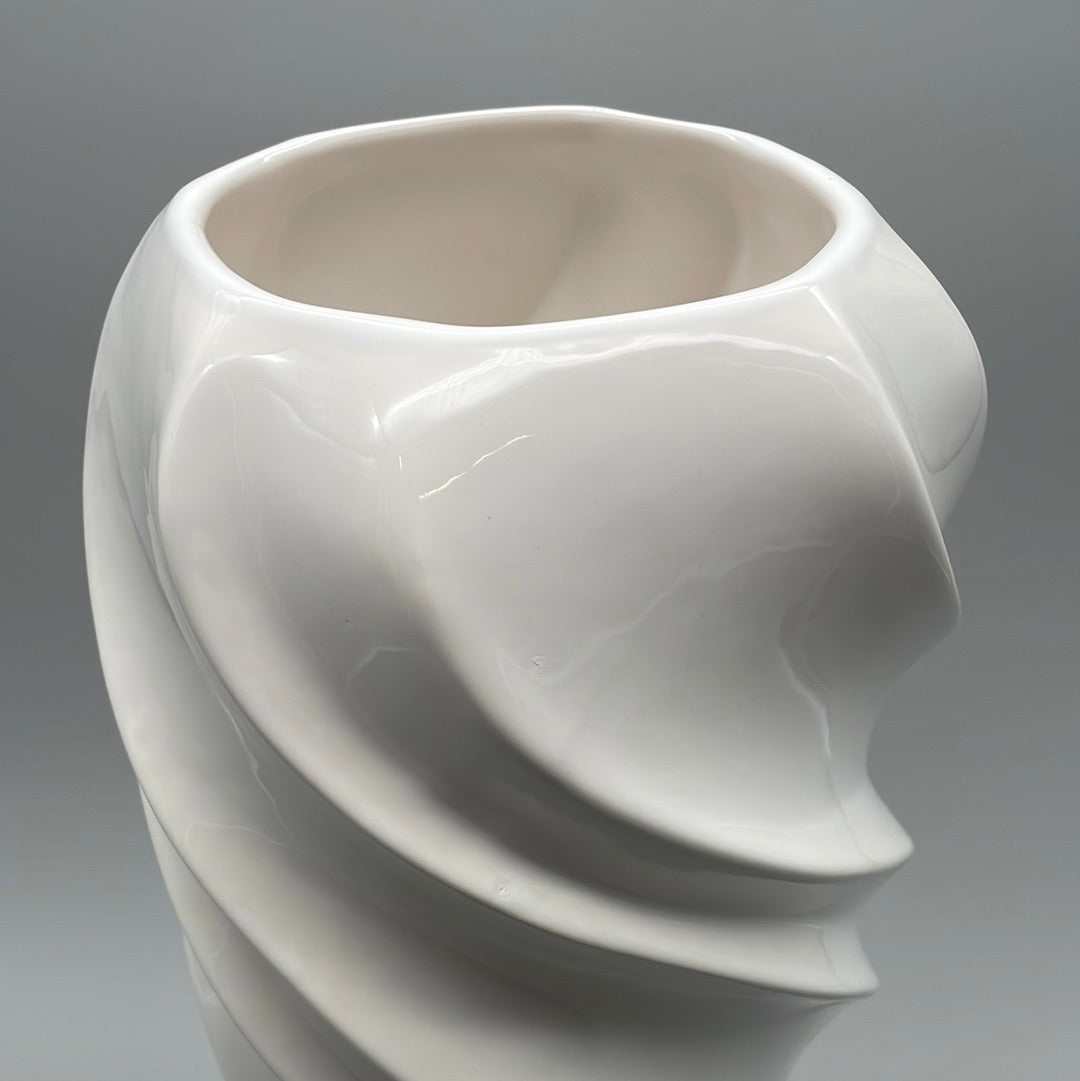 Keramik Vase weiß | Vasen Deko von Wimpelberg