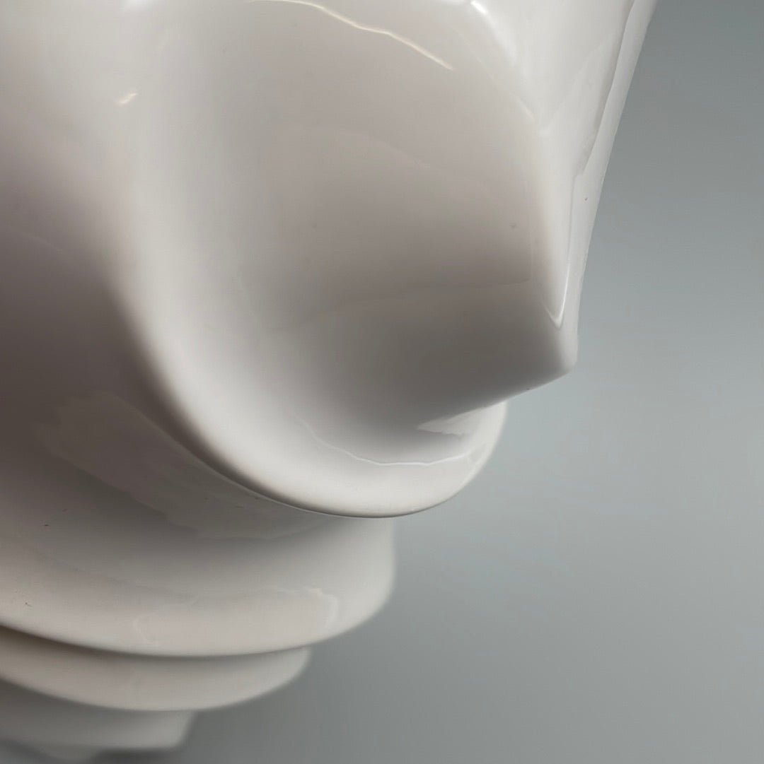 Keramik Vase weiß | Vasen Deko von Wimpelberg