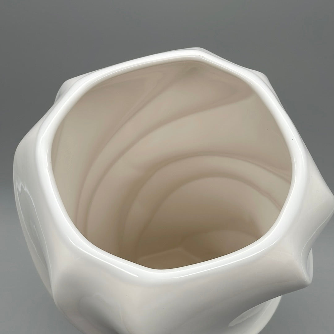 Keramik Vase weiß | Vasen Deko von Wimpelberg