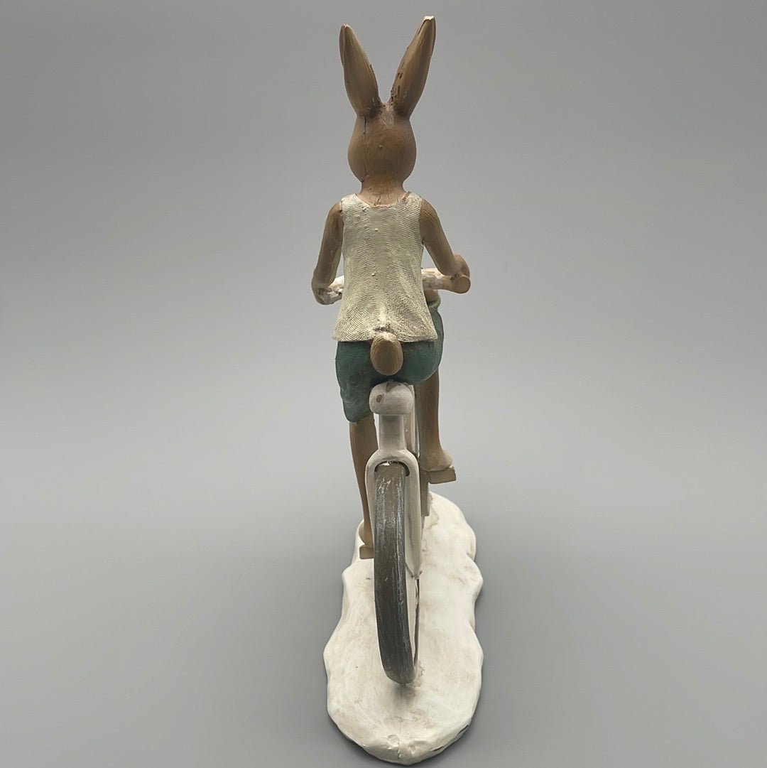 Hasen Deko Figuren Fahrrad und Motorrad | Osterdeko von Wimpelberg