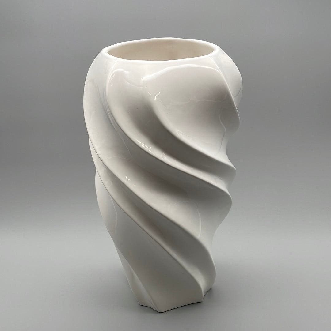 Keramik Vase weiß | Vasen Deko weiß von Wimpelberg