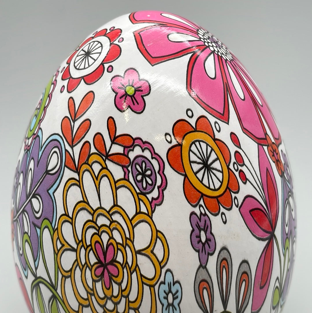 Deko Eier Ostern Springtime aus Kunststein | Osterdeko Ei von Wimpelberg