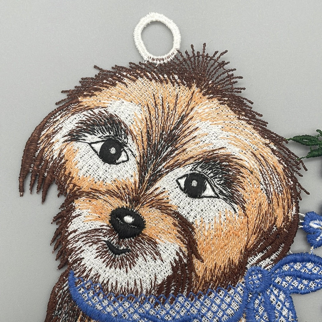 Fensterbild Hund | Fensterdeko für Hundefans von Wimpelberg