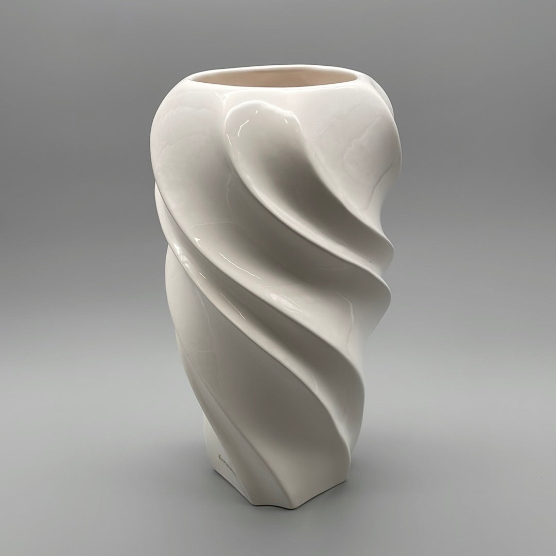 Keramik Vase weiß | Vasen Deko weiß von Wimpelberg