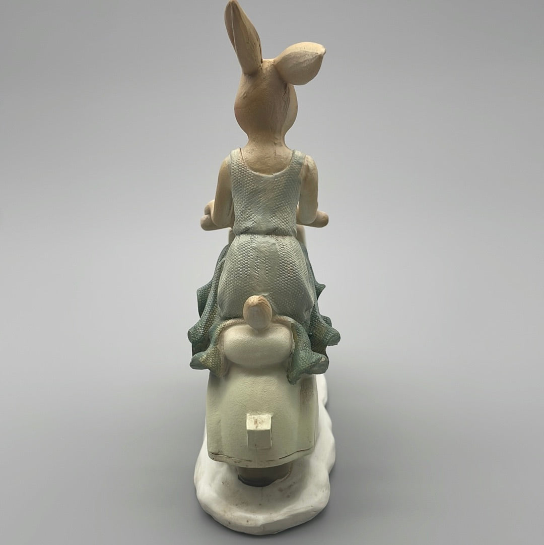 Hasen Deko Figuren Fahrrad und Motorrad | Osterdeko von Wimpelberg