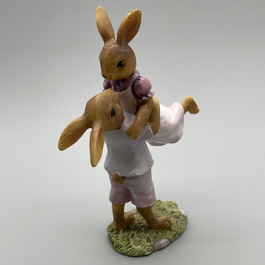 Deko Hasenpaar für die Osterzeit | Osterdeko von Wimpelberg