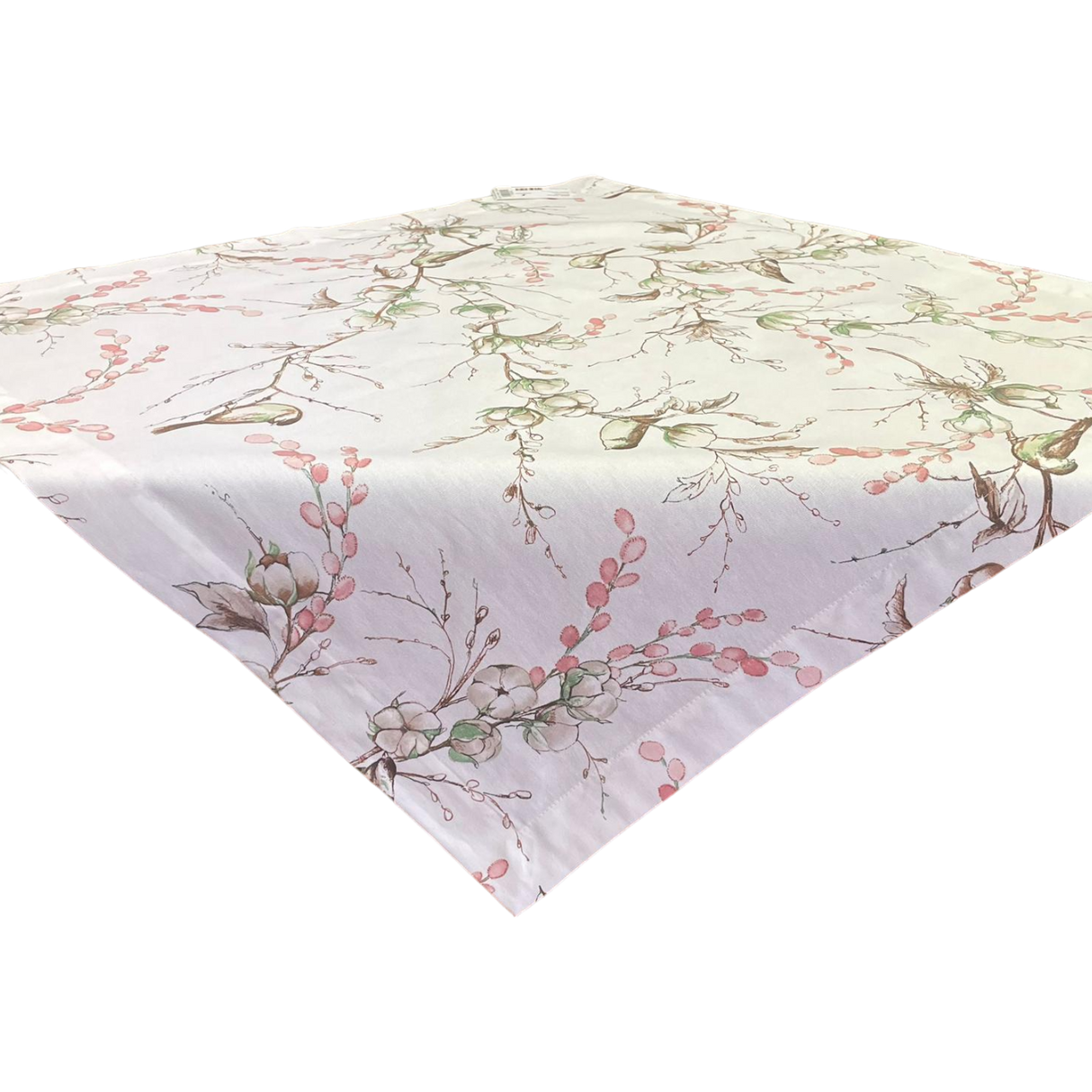 Decke "Baumwolle" 85x85cm | Tischecke Frühling/Sommer | Tischdeko von Wimpelberg