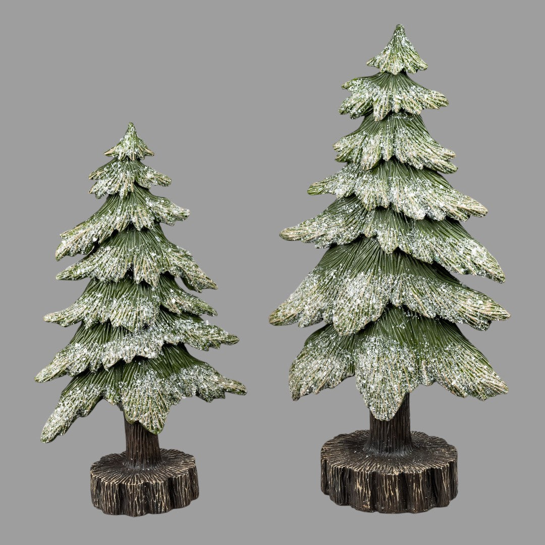 Formano Deko-Bäume – Naturfarben, 36 cm & 44 cm | Winterdeko