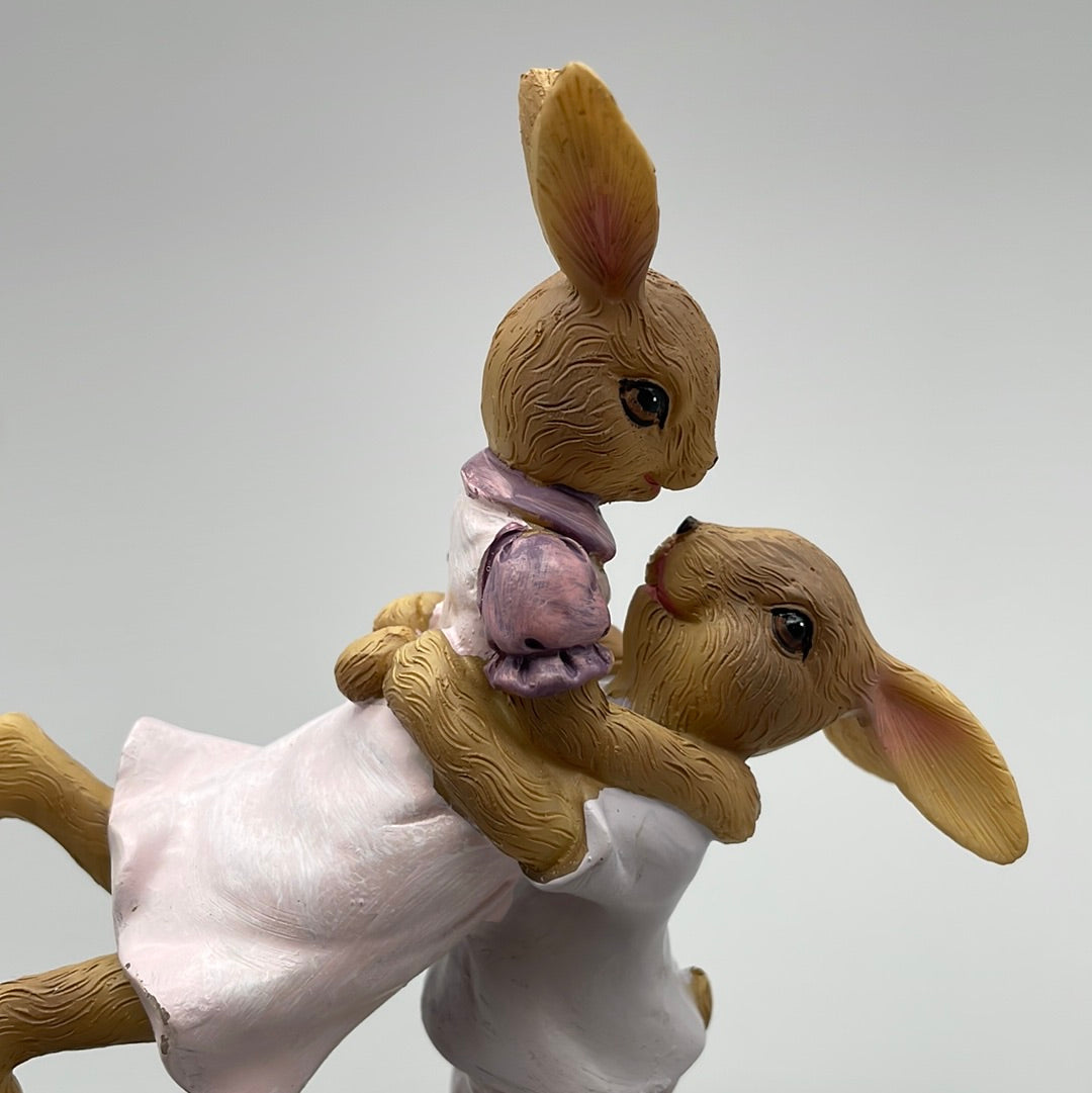 Deko Hasenpaar für die Osterzeit | Osterdeko von Wimpelberg