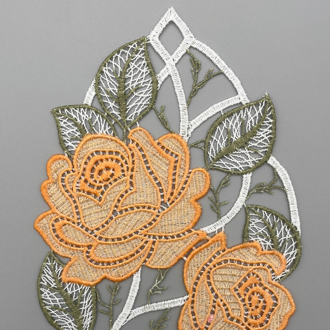 Fensterbild Rosen | Fensterdekoration von Wimpelberg