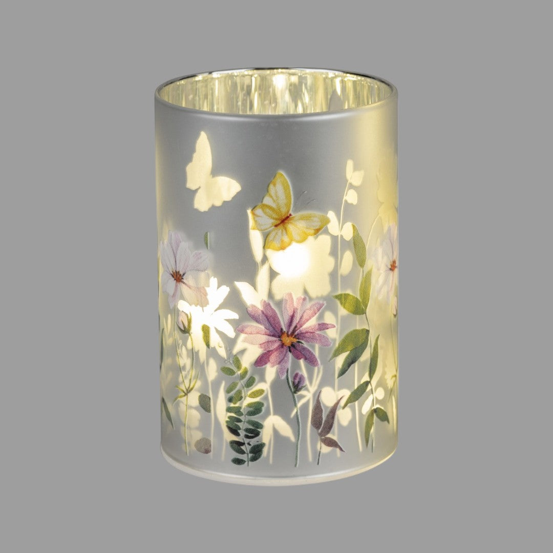 Formano Deko-Licht mit LED – Blumenmuster