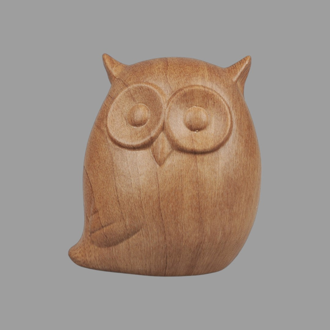 Formano Deko Eule - Holzoptik, Osterdeko