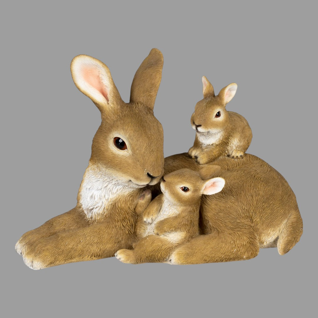 Formano Deko Hasenfamilie - Naturfarben, Osterdeko