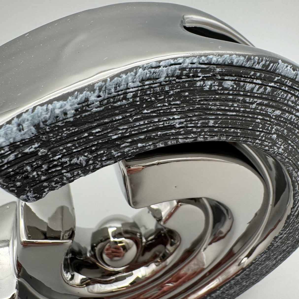 Vase Anthrazit-Silber 17x17 cm und 21x21 cm | Deko Designer Vase von Wimpelberg