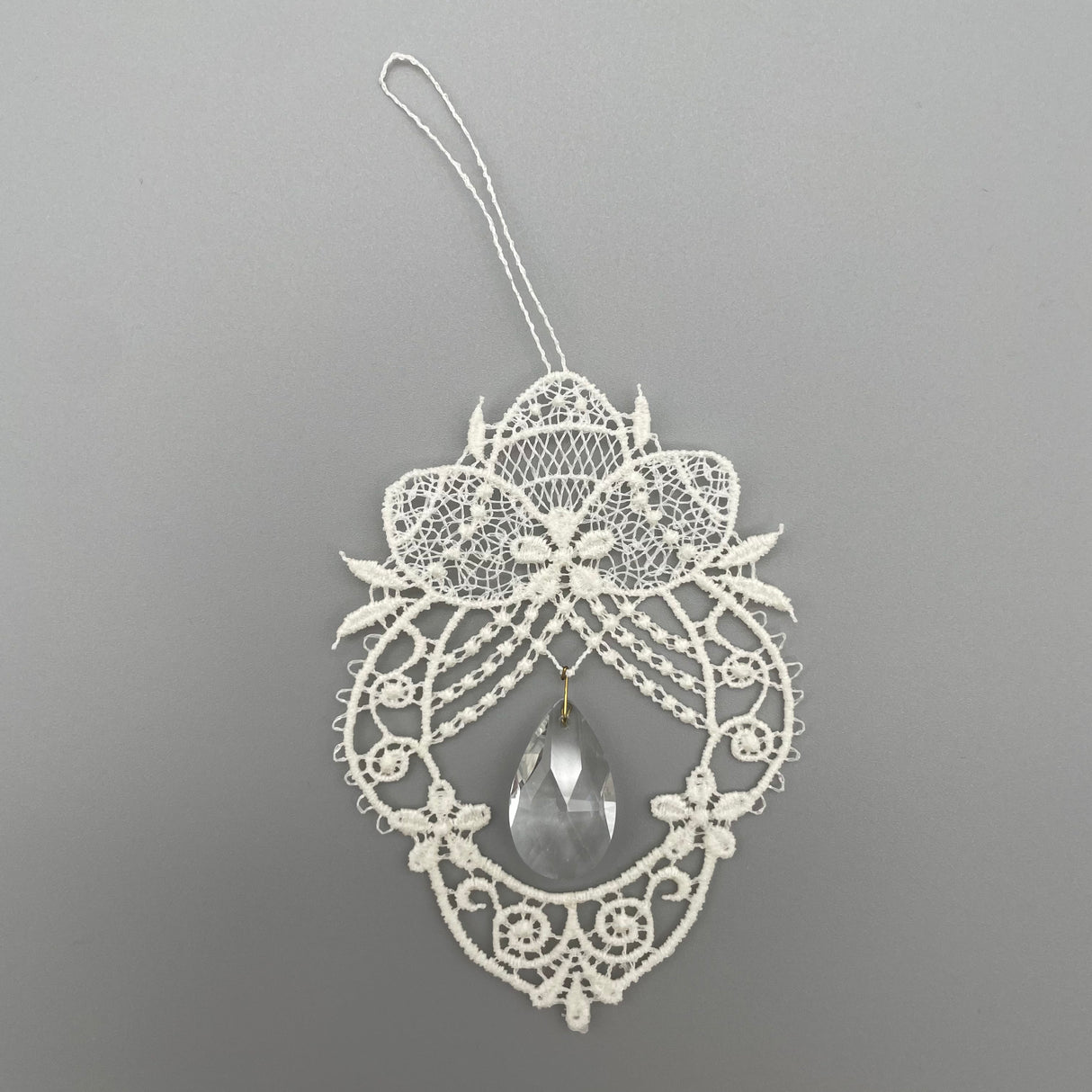 Fensterbilder Ostern Ostereier mit Kristall beige von Wimpelberg