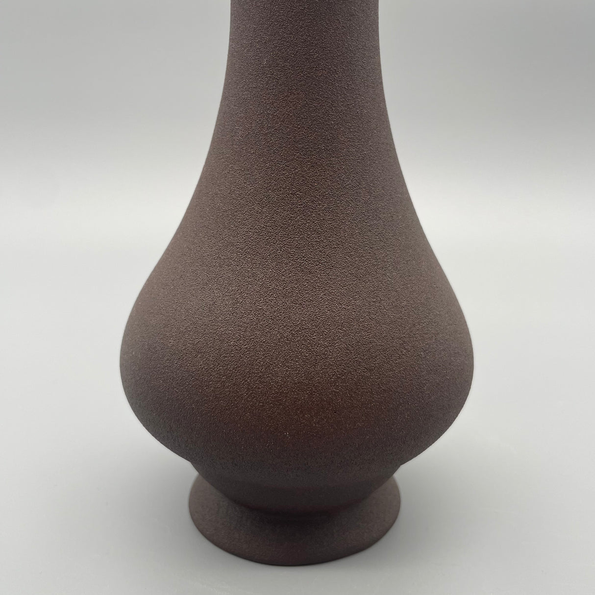 Dunkelbraune Vase von Wimpelberg