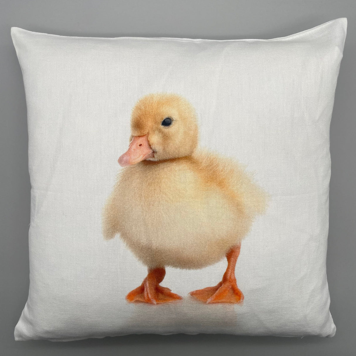 Baumwolle Kissenbezug Tiermotive - 45x45cm Ente von Wimpelberg
