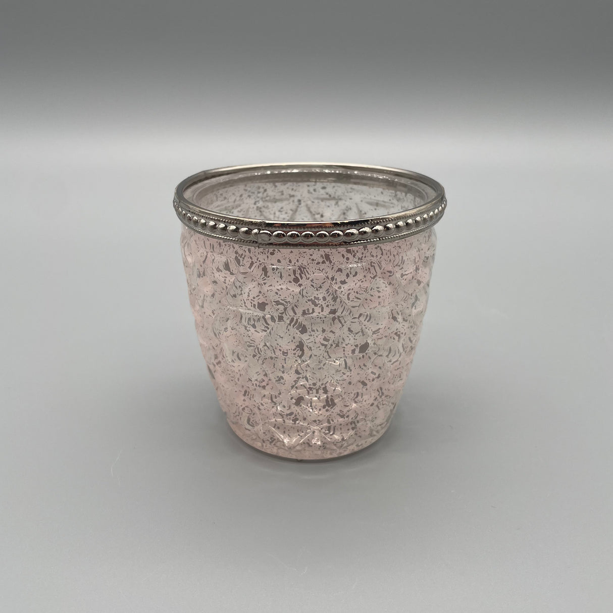 Teelichthalter Pastell 9x9cm pink von Wimpelberg