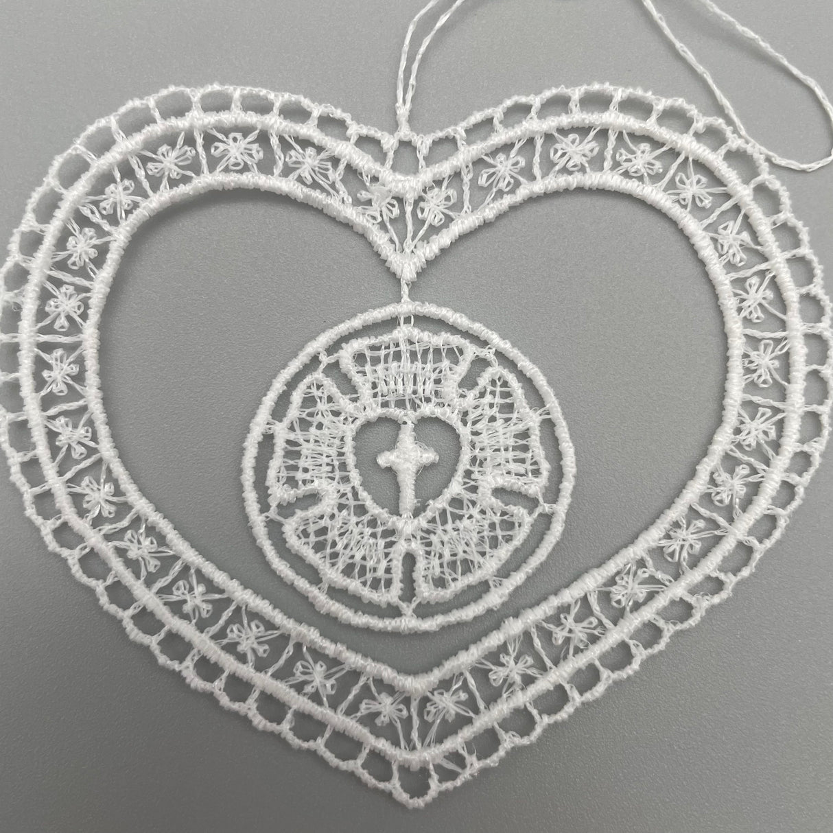 Fensterbild zum anhängen Lutherrose von Wimpelberg