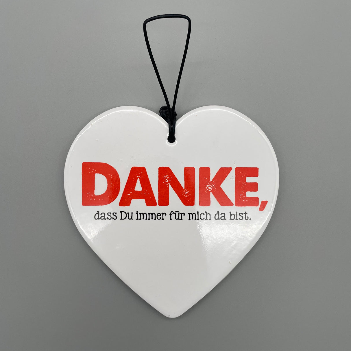 Herz Anhänger - unterschiedliche Sprüche | Deko hängend Geschenk DANKE von Wimpelberg