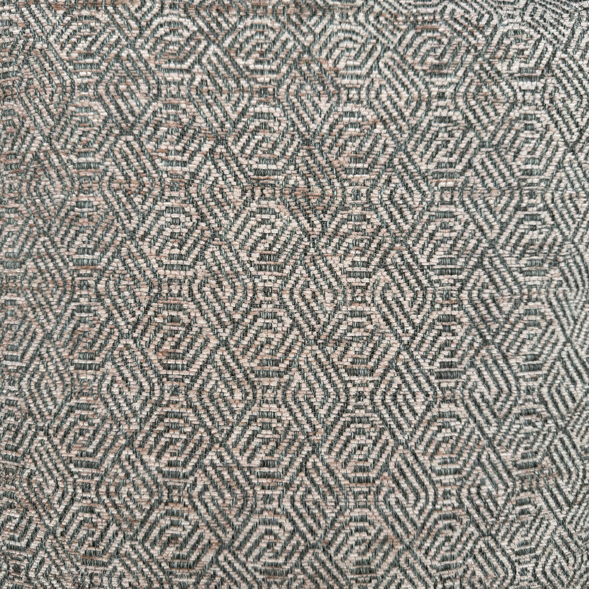 Kissenhülle "Rubiana" 45x45 cm – Elegantes Design in Rose, Blaugrau und Petrol von Wimpelberg