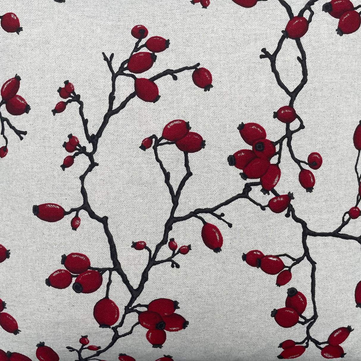 Baumwoll Kissenbezug "Hagebutte" - 45x45cm von Wimpelberg