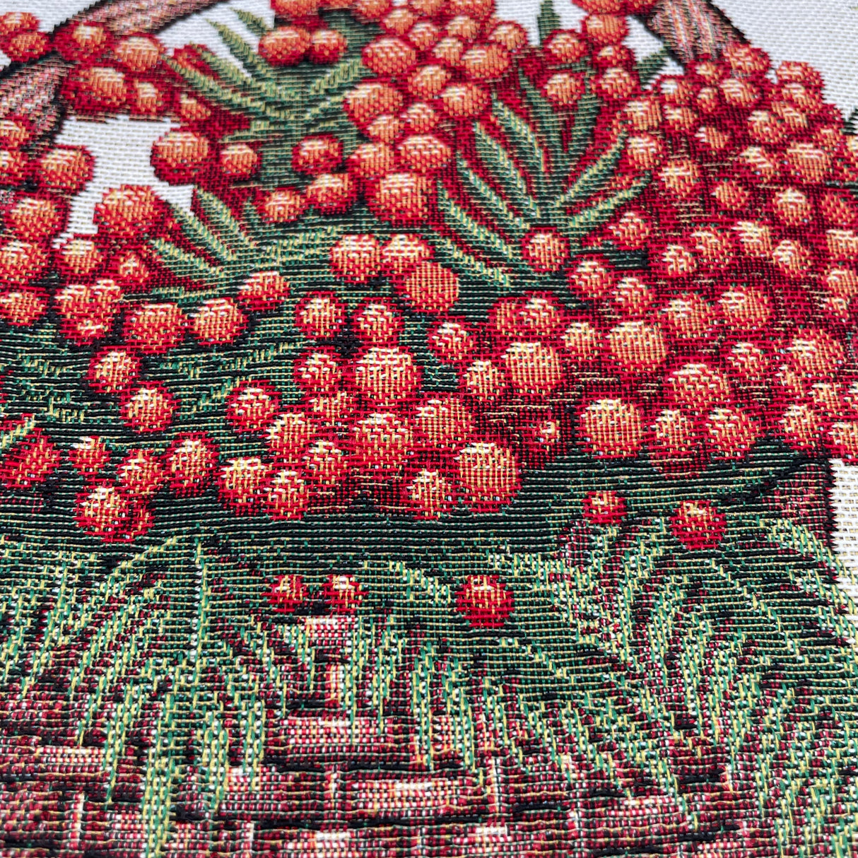 Kissenhülle Gobelin Sanddorn 45x45cm | Kissenhülle Herbst Sanddorn von Wimpelberg