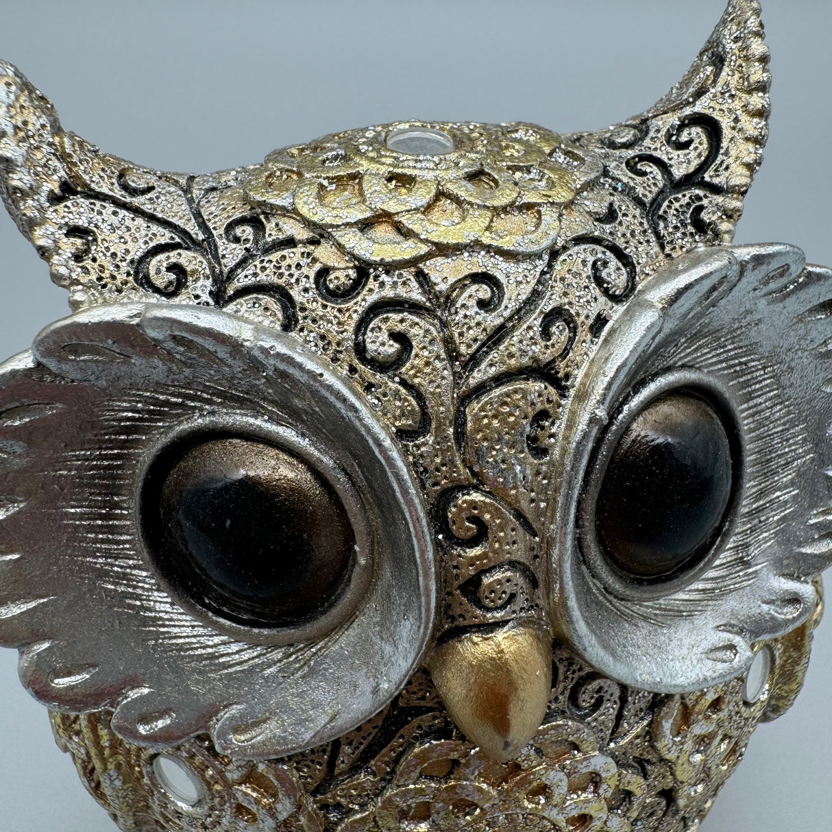 Dekofigur Eulenpaar ORNAMENTS – in Gold und Silber von Wimpelberg