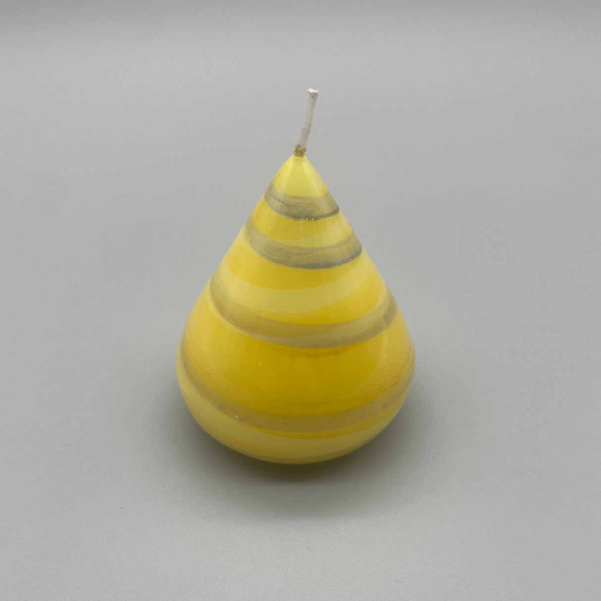 Tischkerze - gelber Kegel von Wimpelberg