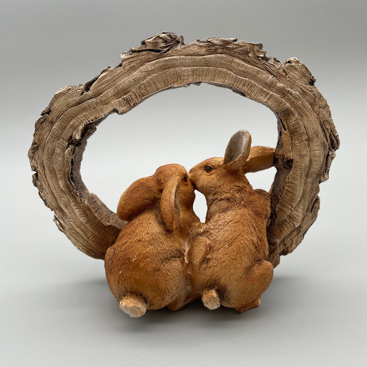 Dekoobjekt Ostern Hase im Holzring | Deko für Ostern von Wimpelberg