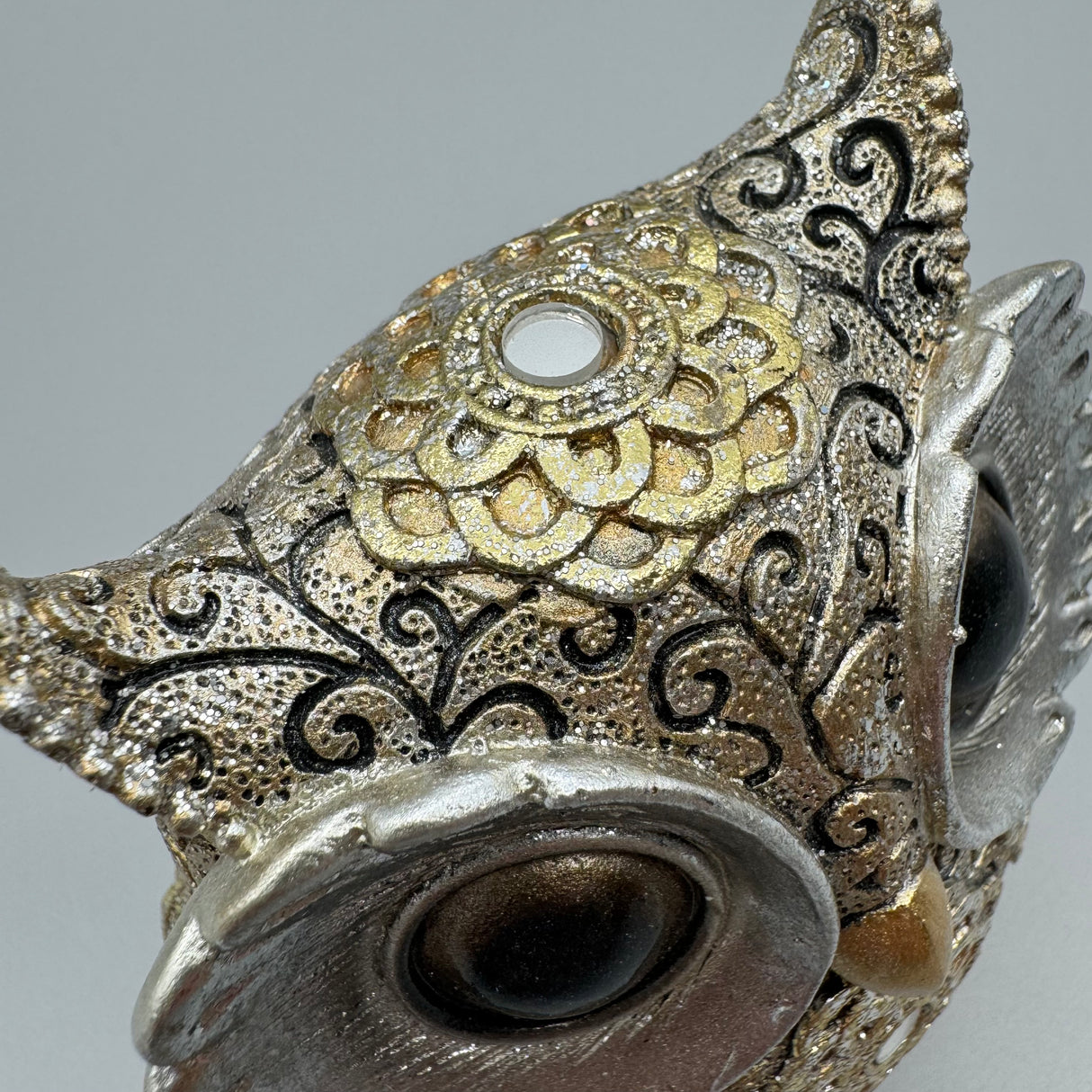 Dekofigur Eulenpaar ORNAMENTS – in Gold und Silber von Wimpelberg