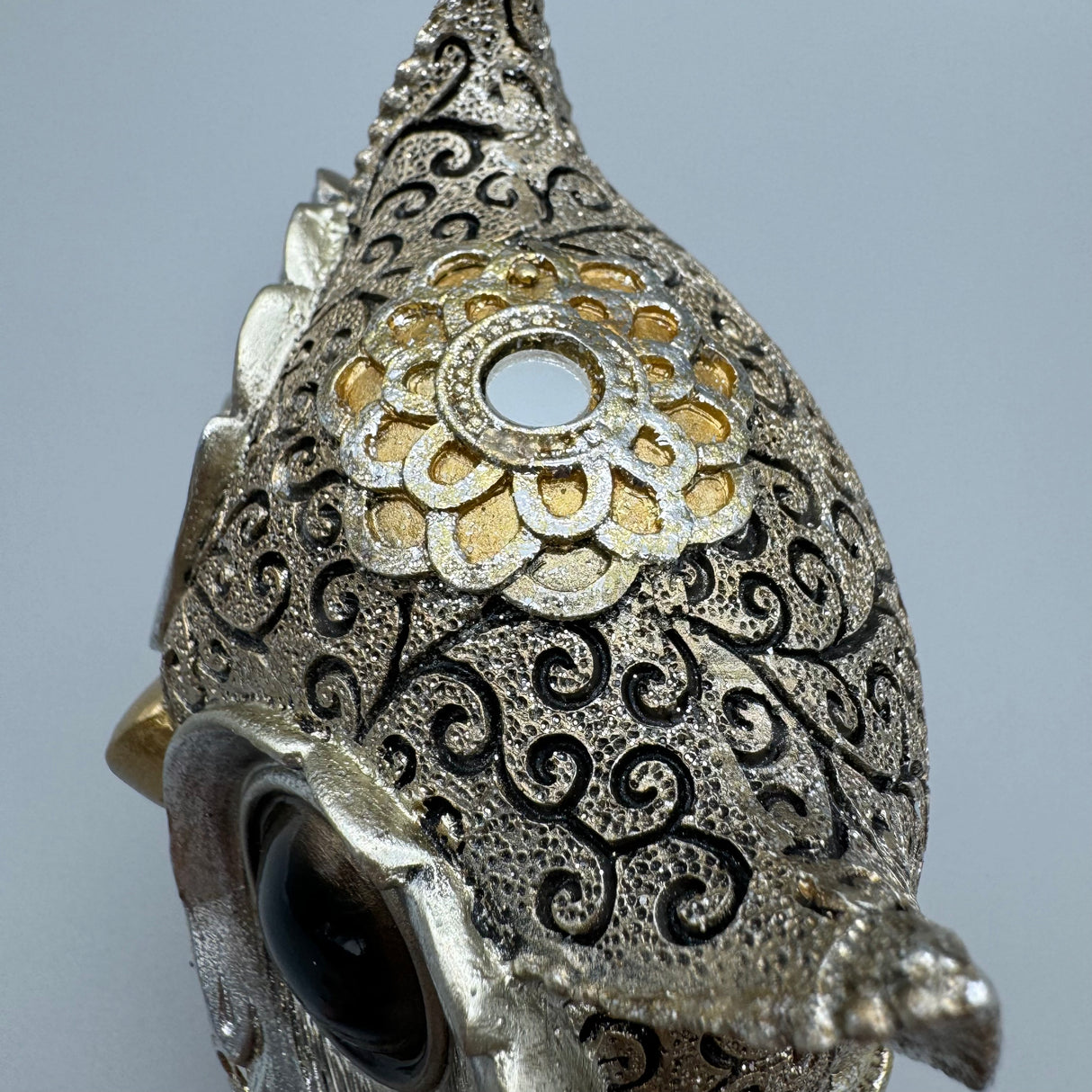 Dekofigur Eulenpaar ORNAMENTS – in Gold und Silber von Wimpelberg