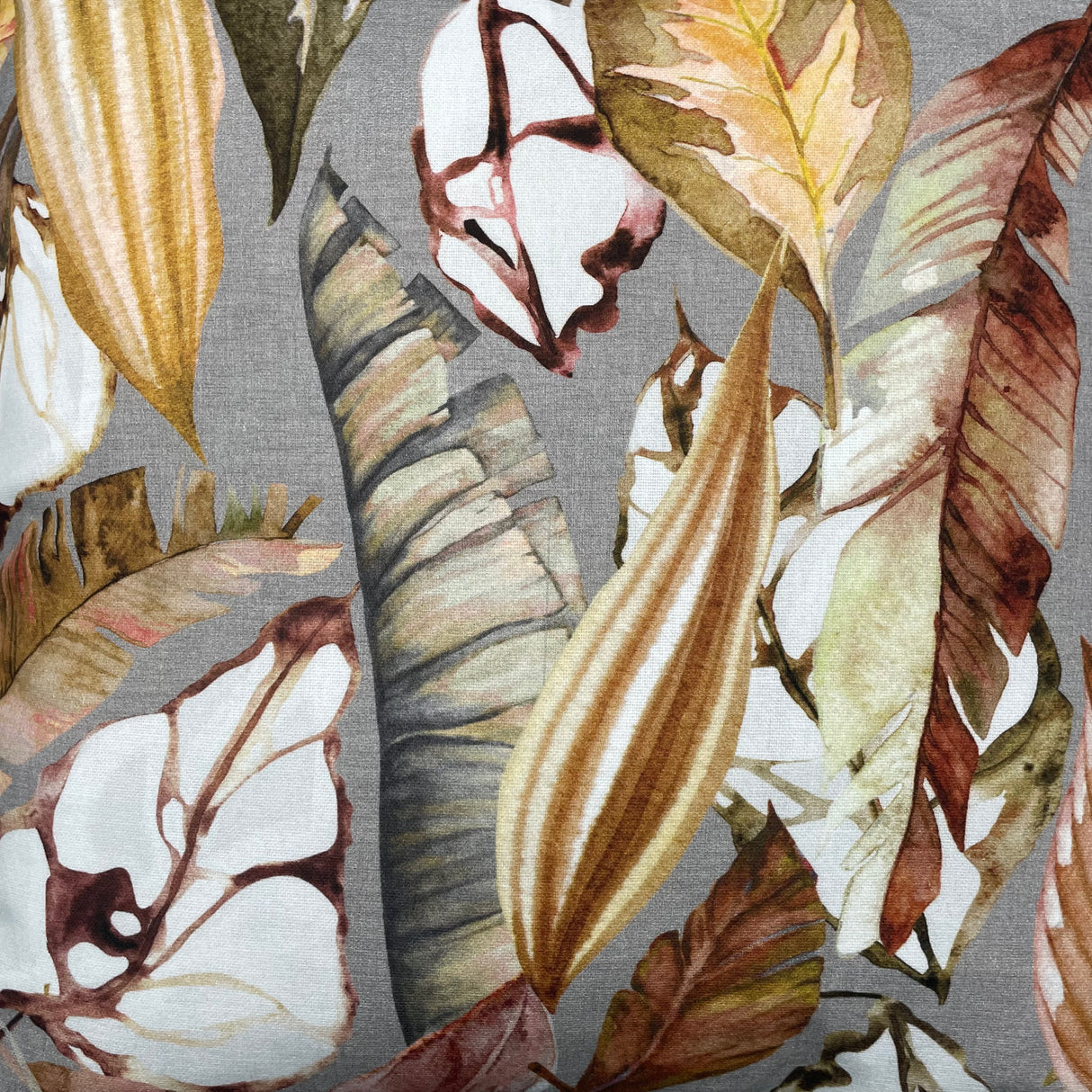 Kissenhülle "Blätterrauschen" 45x45 cm – 100% Baumwolle | Herbstdeko von Wimpelberg