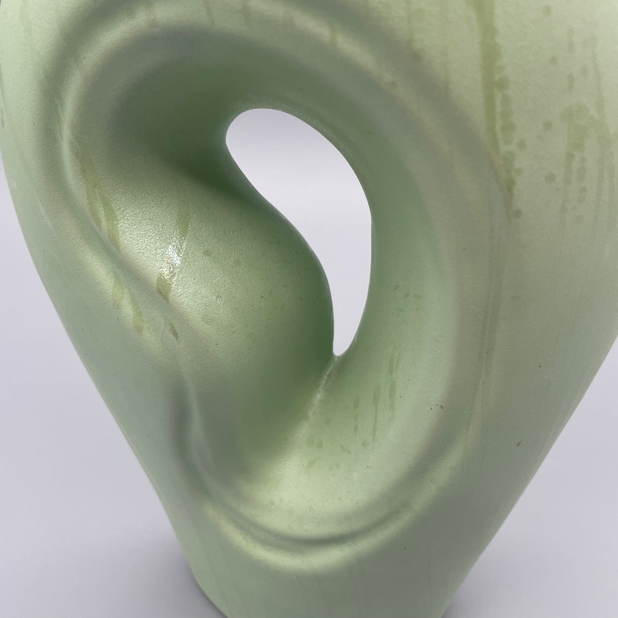 Vase Keramik grün von Wimpelberg